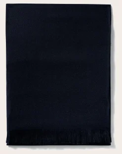 Bompard Echarpes, Foulards-Cashmere voile stole Bleu marine