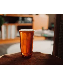 Kinto Verres, Carafes-Cast Beer Glass Ambre