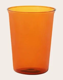 Kinto Verres, Carafes-Cast Single Wall Glass - 350 ml Ambre