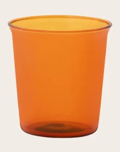Kinto Verres, Carafes-Cast Single Wall Glass - 250 ml Ambre