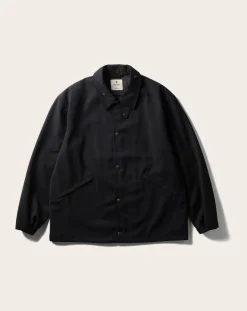 Snow Peak Vestes, Manteaux-Casual Wool Jacket Noir