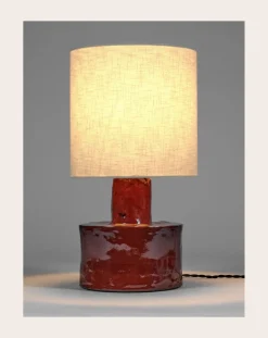 Serax Lampes À Poser-Catherine Ceramic Table Lamp Rouge