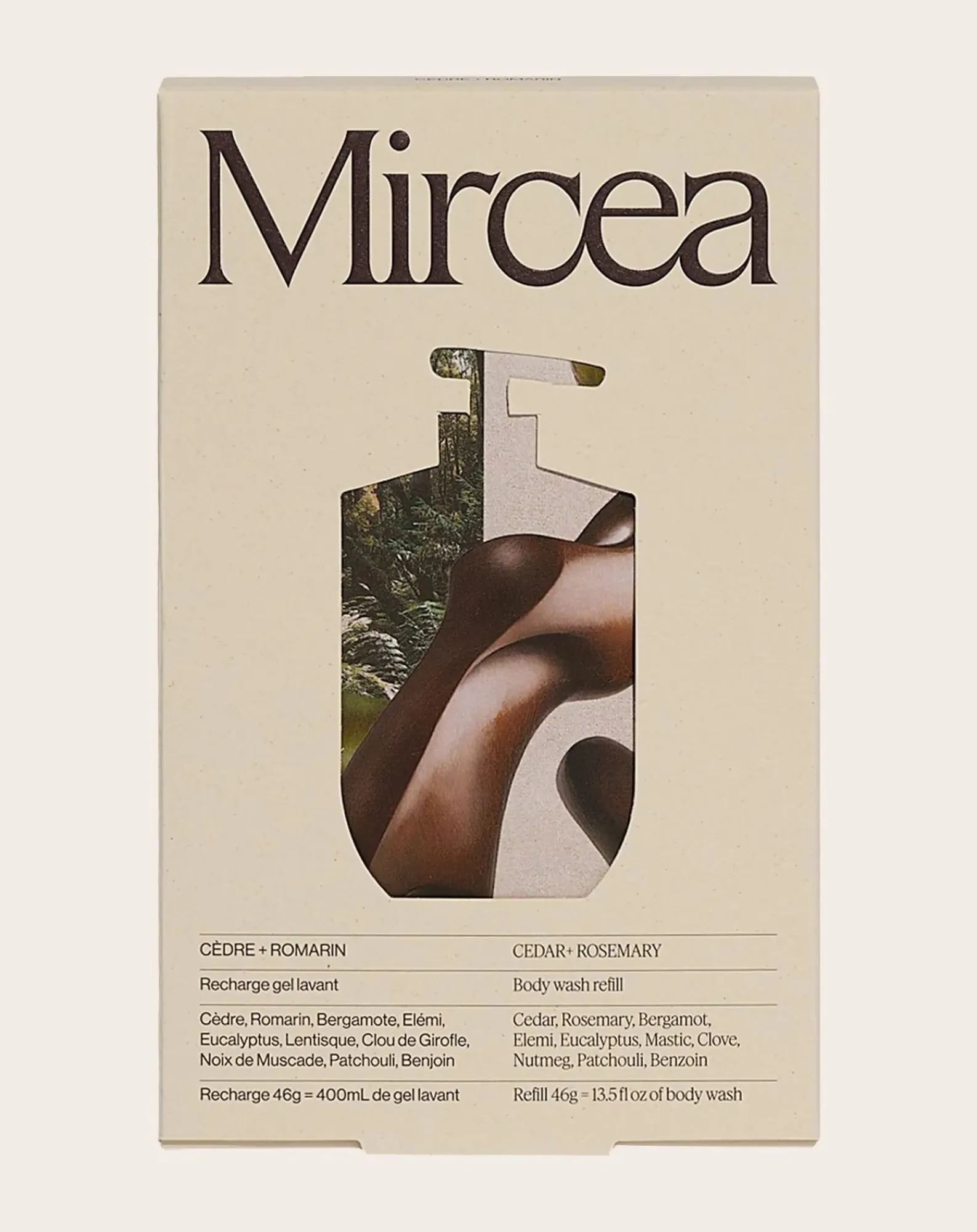 Mircea Soins Du Corps|Soins Du Corps-Cedar + Rosemary shower gel refill - 400ml Non teinté