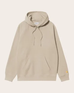 Carhartt WIP Sweats-Chase hoodie Blanc cassé