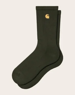 Carhartt WIP Chaussettes, Sous-Vêtements-Chase socks Olive