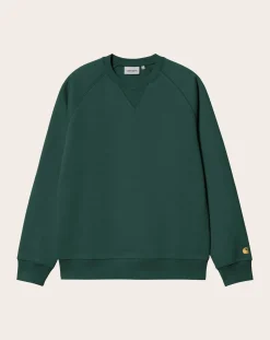 Carhartt WIP Sweats-Chase sweatshirt Vert foncé
