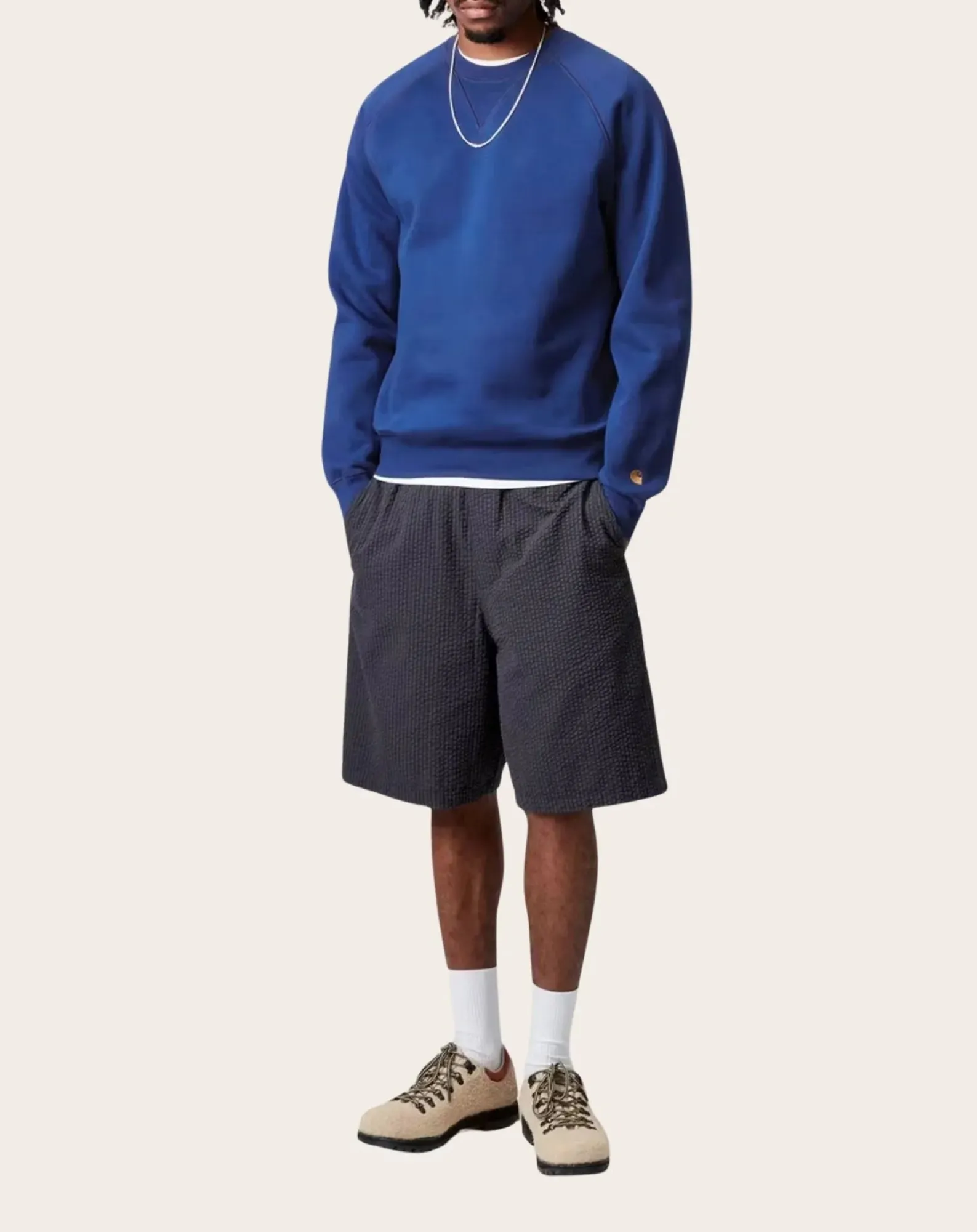 Carhartt WIP Sweats-Chase sweatshirt Bleu électrique