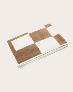 Hay Linge De Bain-Check Bath Mat Capuccino