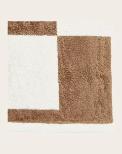 Hay Linge De Bain-Check Bath Mat Capuccino