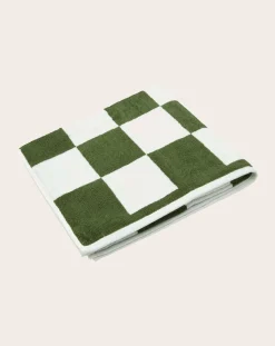 Hay Linge De Bain-Check Bath Towel Matcha