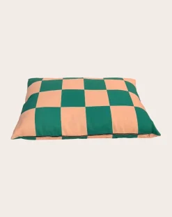 Approved by Fritz Accessoires Animaux-Checkered dog mattress Vert