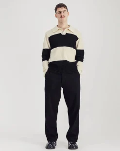 Parages Pulls, Gilets-Checkmate Wool Sweater Ecru