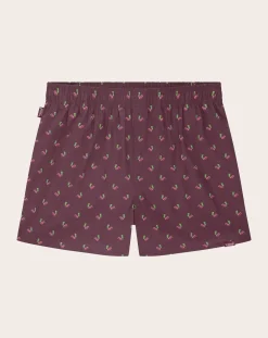 Pockies Chaussettes, Sous-Vêtements-Cherry organic cotton boxer shorts Rouge