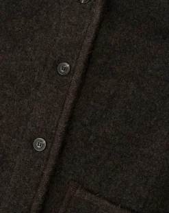 Soeur Vestes, Manteaux-Chicago Virgin Wool Sleeveless Jacket Marron