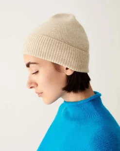 Bompard Bonnets, Cagoules, Gants-Classic Cashmere Beanie Avoine