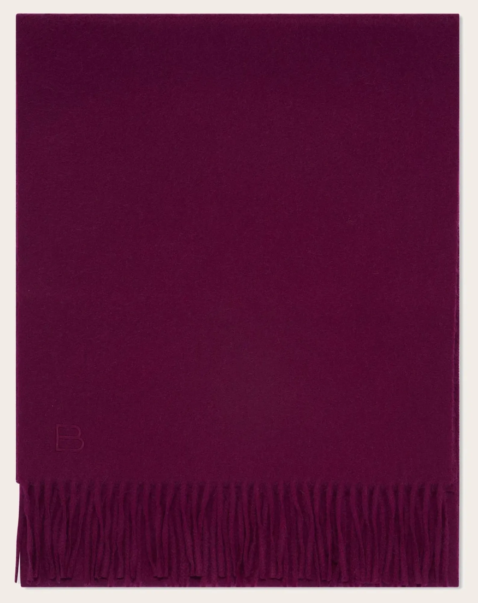Bompard Echarpes, Foulards-Classic EB Cashmere Scarf Prune