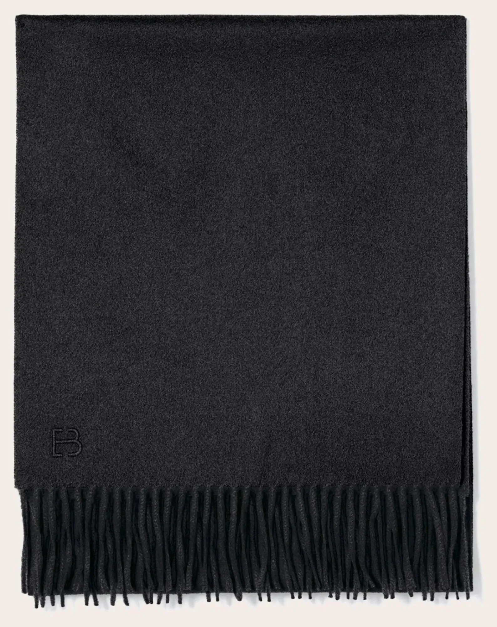 Bompard Echarpes, Foulards-Classic EB Cashmere Scarf Gris charbon