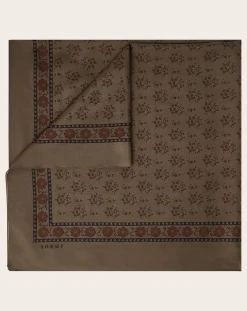 Soeur Echarpes, Foulards-Classic Silk Scarf Marron