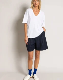 Smallable Woman Tee-Shirts, Tops-Cloud T-shirt Organic cotton Blanc