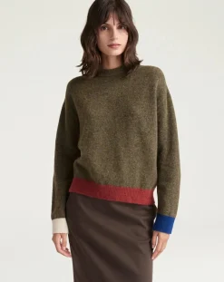Momoni Pulls, Gilets-Clover Merino Wool Sweater Vert