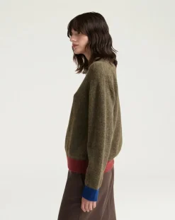 Momoni Pulls, Gilets-Clover Merino Wool Sweater Vert