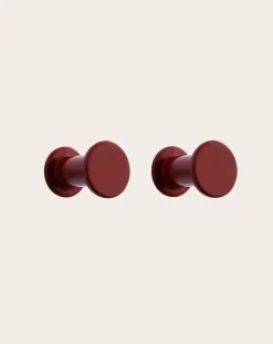 Hay Patères, Porte-Manteaux-Coat hooks - Set of 2 Rouge