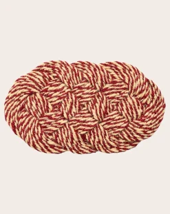 Hay Tapis-Coco doormat Bordeaux