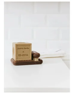Andrée Jardin Nettoyage, Entretien-Coffret savon et brosse x Fer à Cheval Naturel