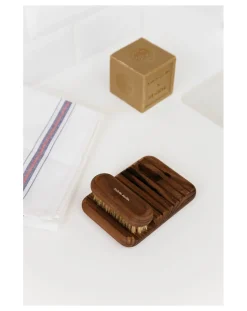 Andrée Jardin Nettoyage, Entretien-Coffret savon et brosse x Fer à Cheval Naturel