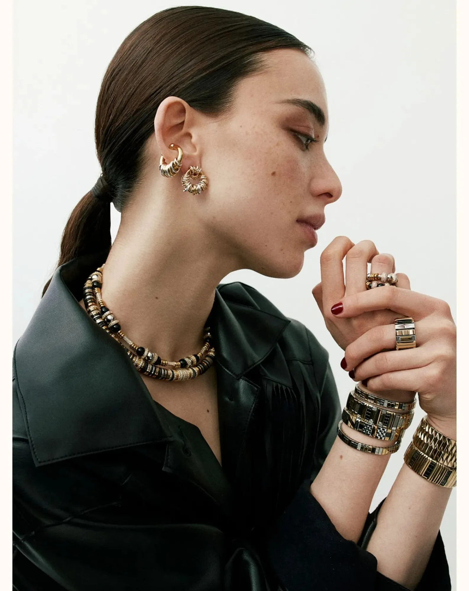 Sigal Colliers-Collar Washers Noir