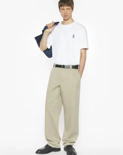 Maison Kitsuné Tee-Shirts, Polos-Comfort Cotton Dressed Fox T-Shirt Blanc