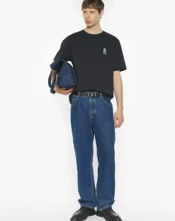 Maison Kitsuné Tee-Shirts, Polos-Comfort Cotton Dressed Fox T-Shirt Noir