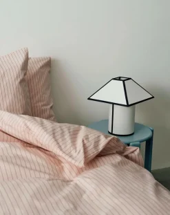 Hay Linge De Lit-Comforter cover Fineline Rose pâle