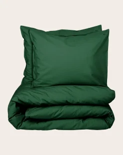 Suite 702 Linge De Lit-Comforter cover in organic percale Vert forêt