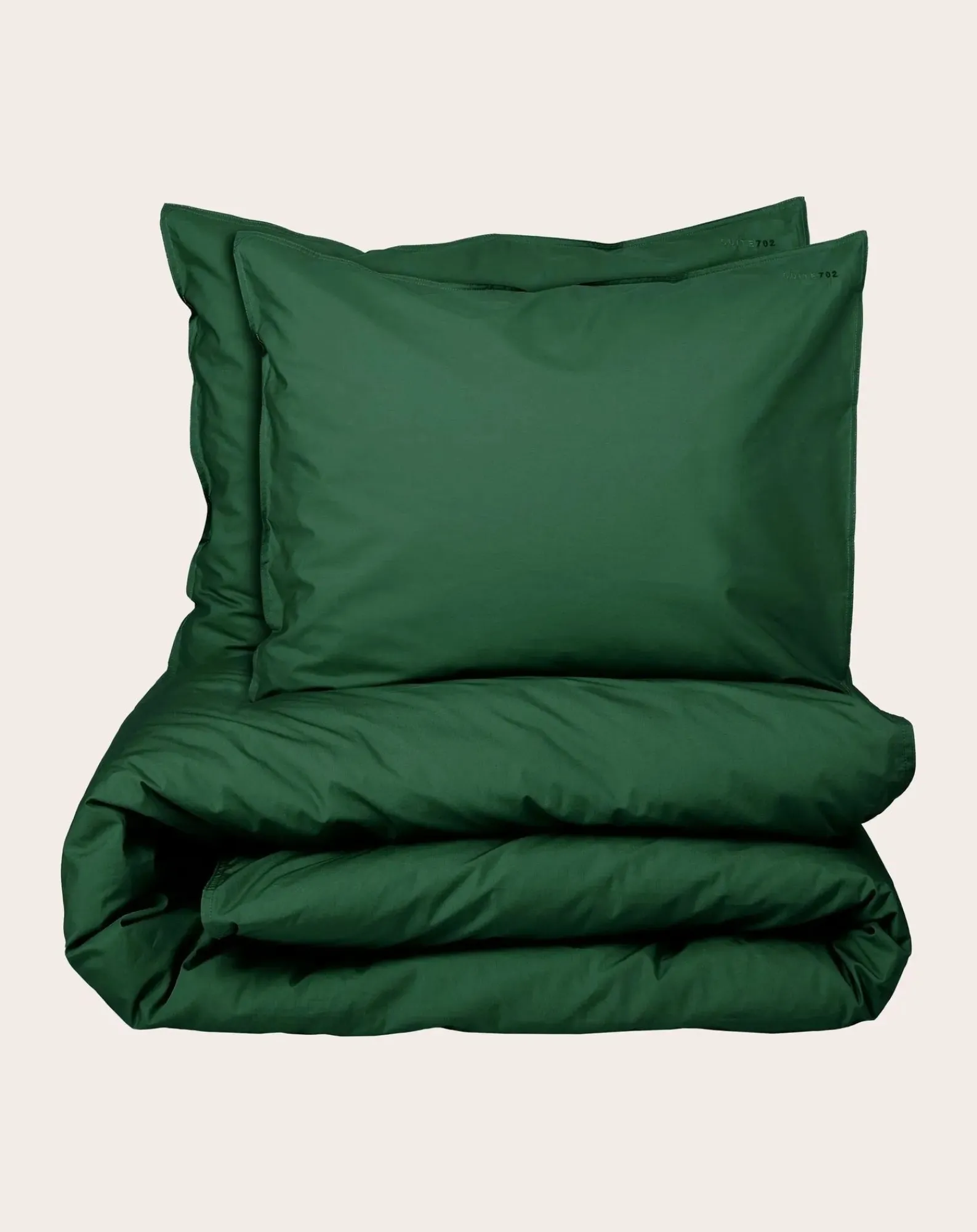 Suite 702 Linge De Lit-Comforter cover in organic percale Vert forêt