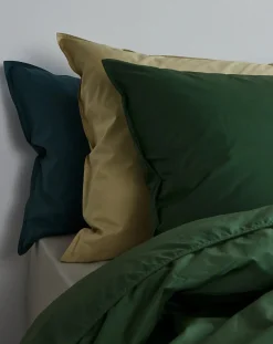 Suite 702 Linge De Lit-Comforter cover in organic percale Vert forêt