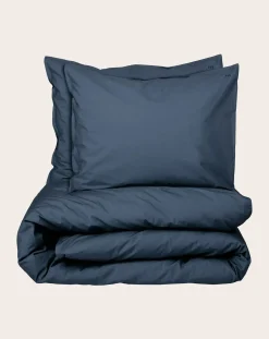 Suite 702 Linge De Lit-Comforter cover in organic percale Bleu marine