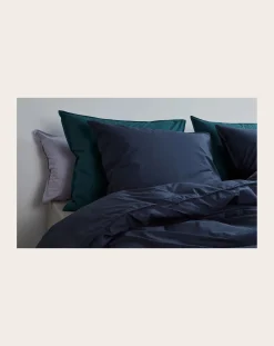Suite 702 Linge De Lit-Comforter cover in organic percale Bleu marine
