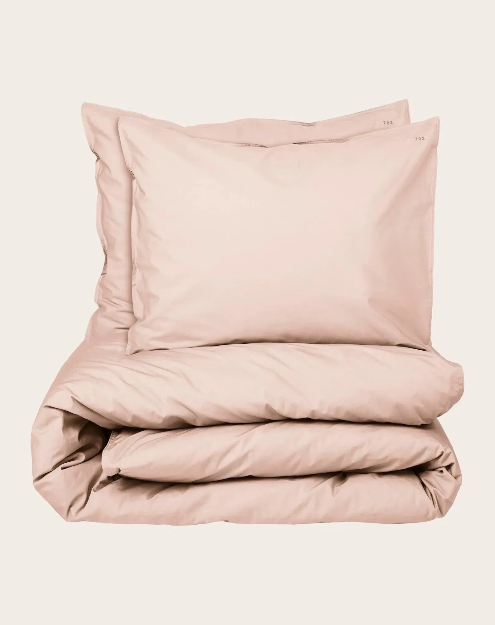 Suite 702 Linge De Lit-Comforter cover in organic percale Blush
