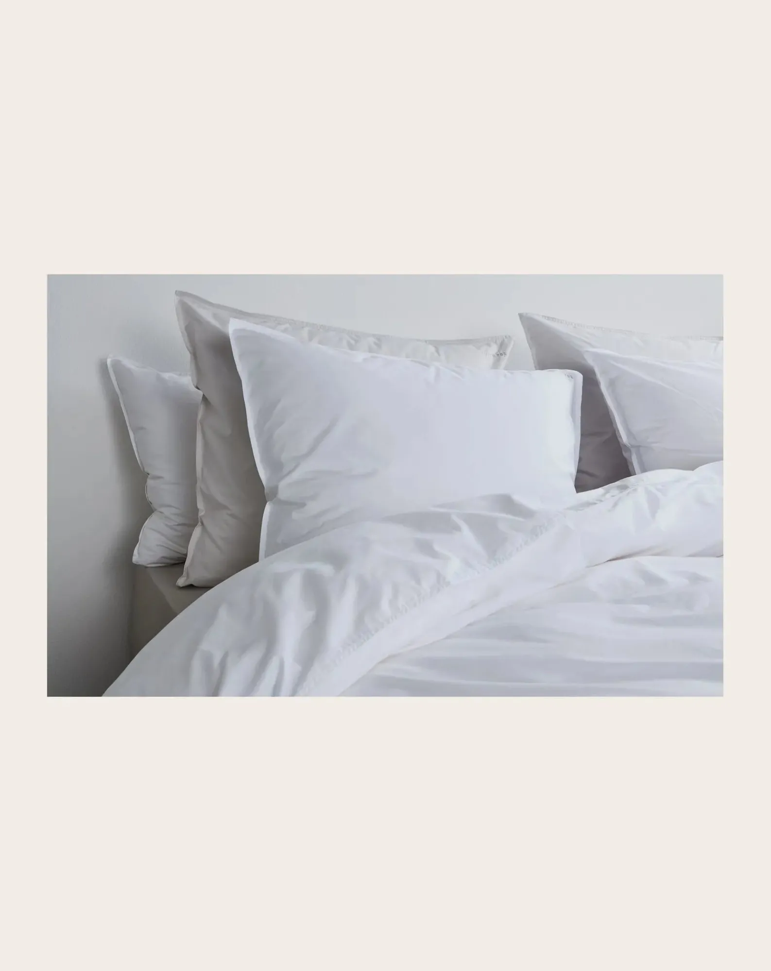 Suite 702 Linge De Lit-Comforter cover in organic percale Blanc