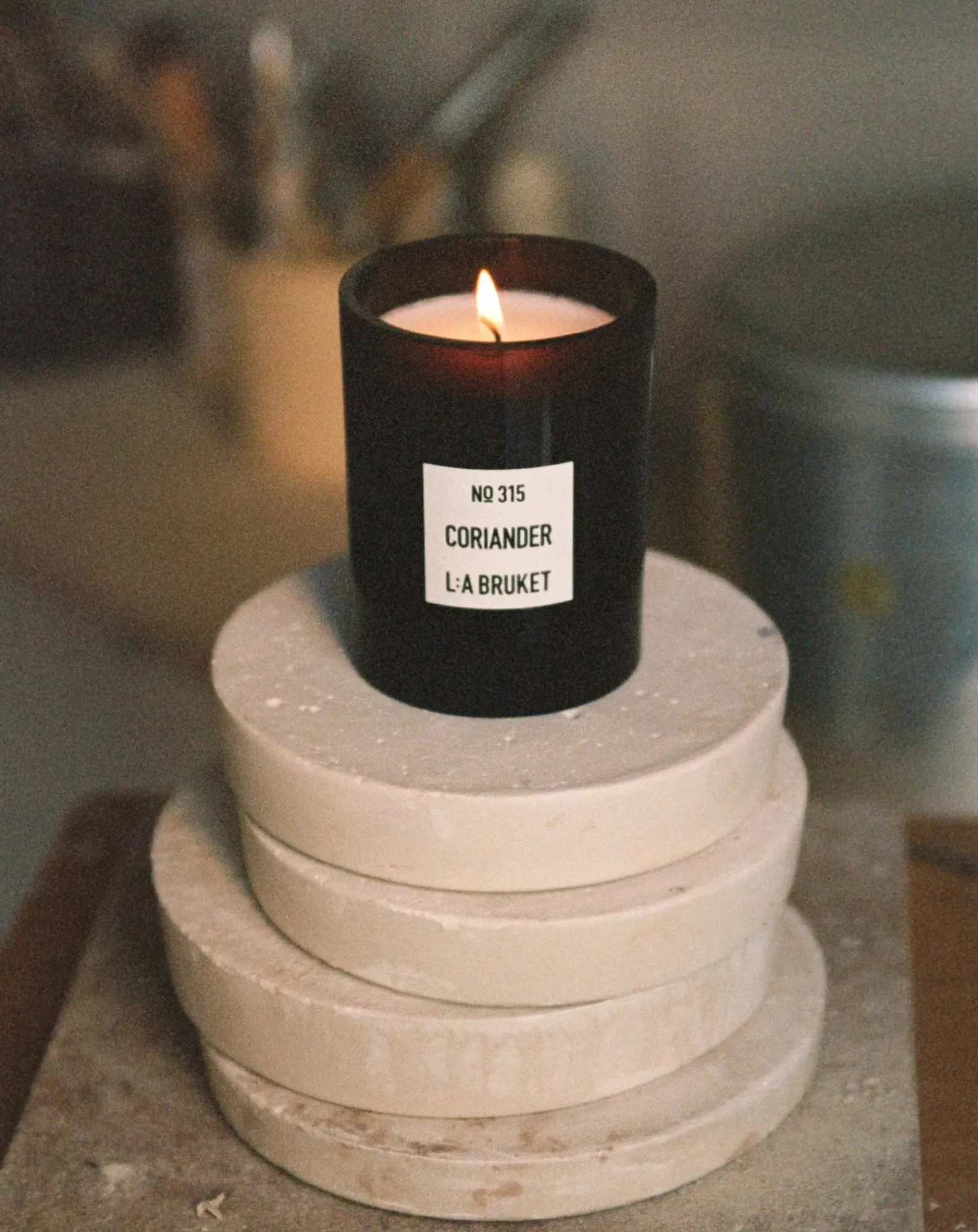 L:A BRUKET Bougies, Senteurs-Coriander scented candle - 260g Non teinté