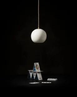 Serax Suspensions-Cosmo porcelain hanging lamp, Anita Le Grelle Blanc