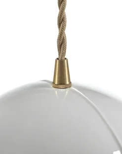 Serax Suspensions-Cosmo porcelain hanging lamp, Anita Le Grelle Blanc