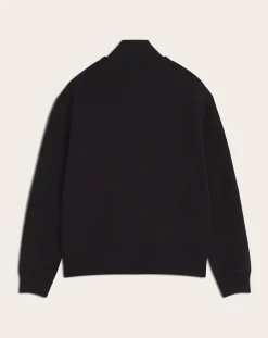 Maison Kitsuné Sweats-Cotton Comfort Half Zip Sweatshirt Noir