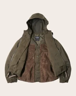 Frizmworks Vestes, Manteaux-Cotton Hooded Parka Vert olive