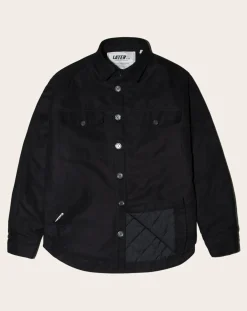 Later Vestes, Manteaux-Cotton Quilted Jacket Noir