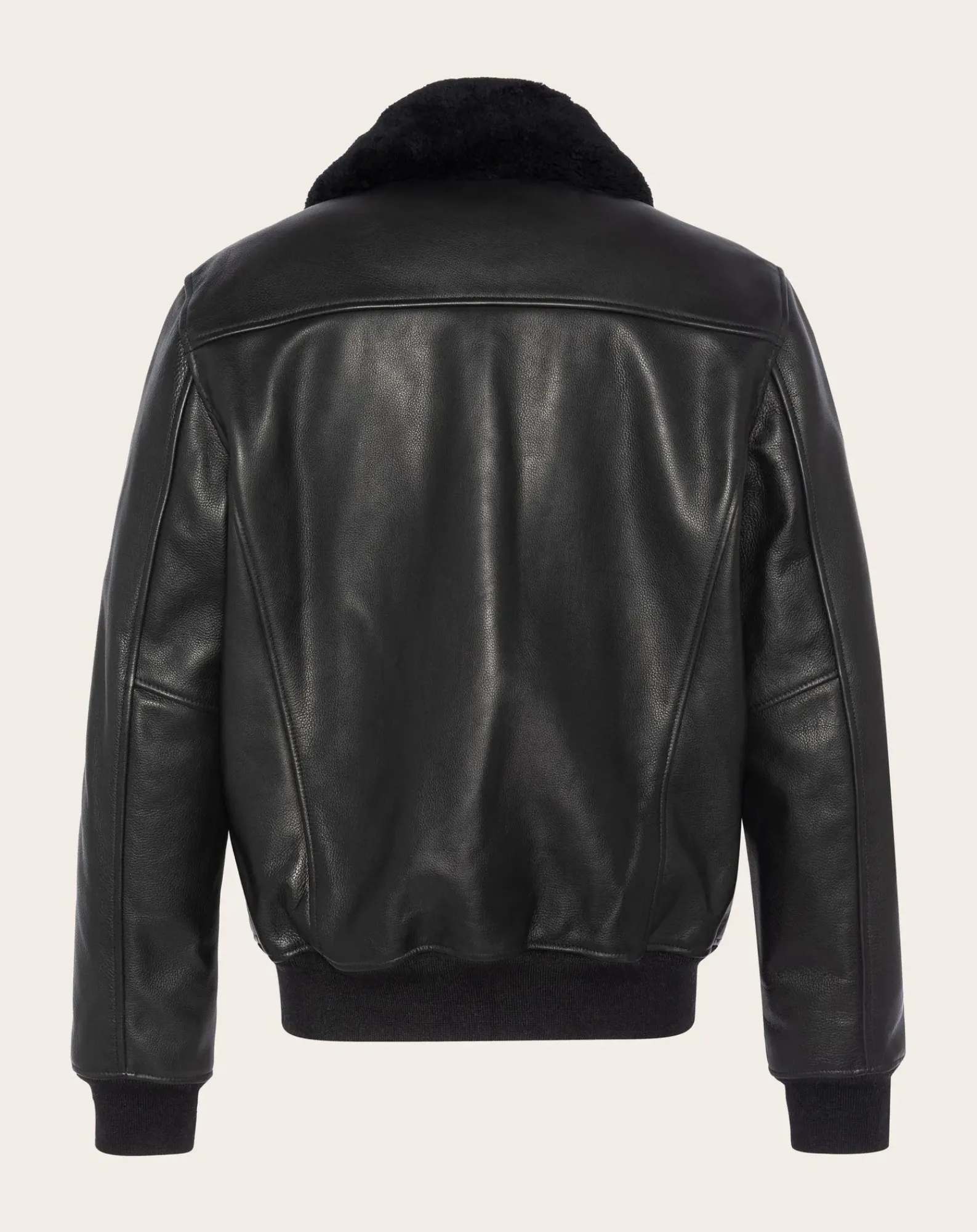 Schott Vestes, Manteaux-Cowhide Leather Pilot Jacket Black