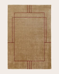 & Tradition Tapis-Cruise Rug Brun