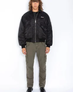 Schott Vestes, Manteaux-CWU Bomber Jacket Noir