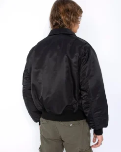 Schott Vestes, Manteaux-CWU Bomber Jacket Noir